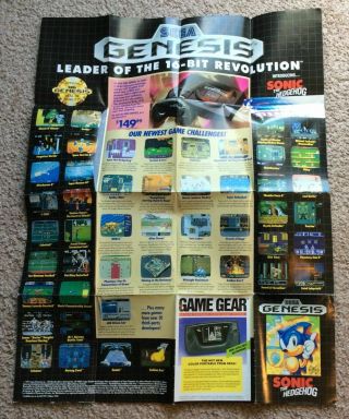 ToeJam & and Earl Sega Genesis 90s Video Game Poster Rare 2