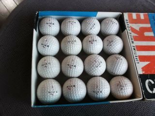 Rare Full Box Of 16 Nike Liquid Center Kabriko 1st Generation Golf Balls