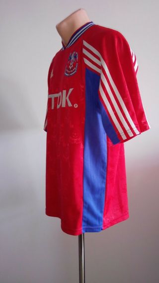 Football shirt soccer Crystal Palace Home 1998/1999 Adidas jersey Eagles 9 Rare 2