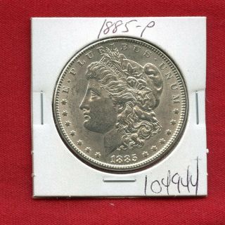 1885 Unc Morgan Silver Dollar 104944 Us Bu State Rare Coin Gem