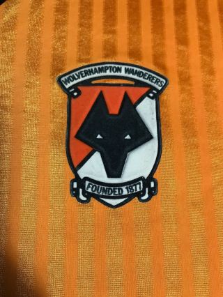 Wolves Football Shirt Wolverhampton Wanderers Rare Retro Scoreline 5