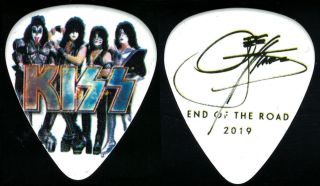 Kiss - 2019 End Of The Road Tour Guitar Pick - Gene Simmons Rare