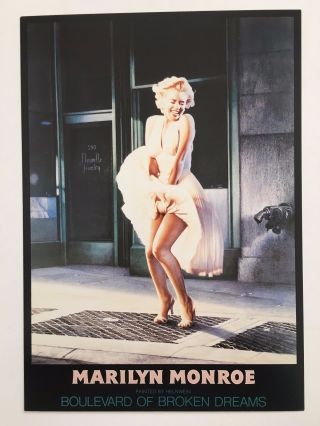 Marilyn Monroe,  Painted By Helnwein,  Mega Rare Authentic 1988 Art Print