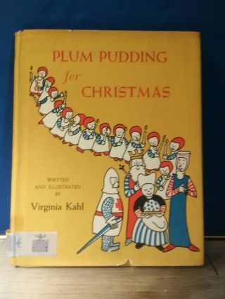 Plum Pudding For Christmas /virginia Kahl 1956 1st Ed.  Hardcover Rare/great Price