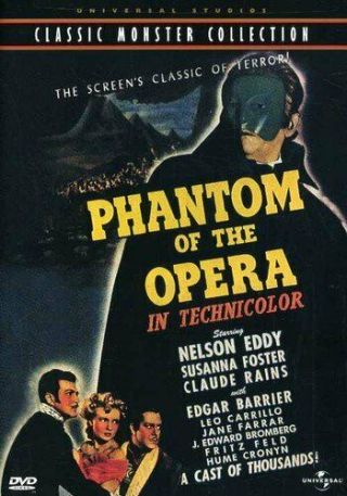 The Phantom Of The Opera - Universal (dvd,  2000) - Oop/rare - W/insert -