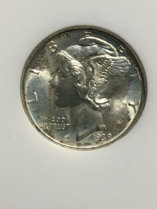 1939 10c Mercury Dime Ms68 Ngc - - Rare Coin
