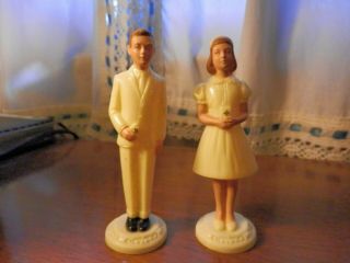 Wedding cake toppers antique first wedding priest estate rare 2