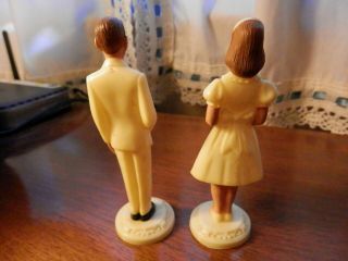 Wedding cake toppers antique first wedding priest estate rare 5