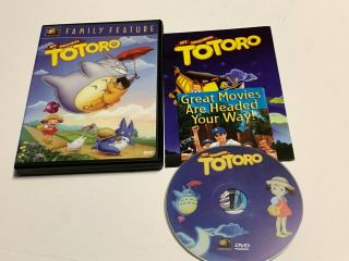 My Neighbor Totoro Dvd Rare 20th Century Fox Full Screen Oop 2002 Us