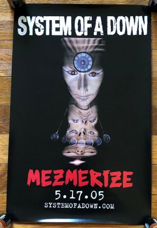 System Of A Down Mezmerize Rare Promo Poster 2005