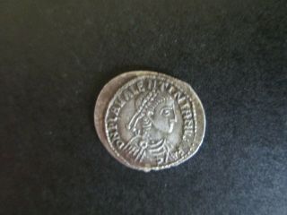 Valentinian Iii (ad 425 - 455).  Silver Siliqua.  High Silver.  (victoriaavggg).  Rare