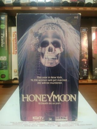 Honeymoon Vhs Horror 1985 Rare Klv - Tv Release