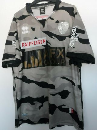 Fc Sion Rare Camouflage Football Shirt Ziegler Trikot Maillot