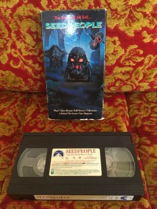 Rare Oop Seedpeople 1992 Vhs Film Movie Horror Cult Video Nasty Nasties Sci - Fi