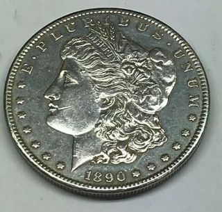 1890 Cc Morgan Silver Dollar Better Key Carson City Scarce Rare Us 90 Coin