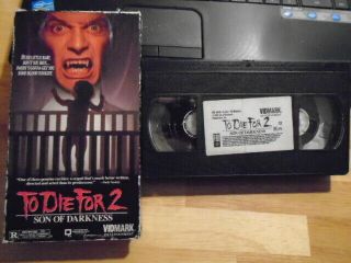 Rare Oop To Die For 2 Son Of Darkness Vhs Film Horror David Price Invisible Kid