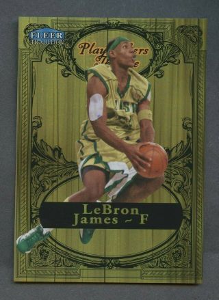 2012 - 13 Fleer Tradition Playmakers Theater Lebron James Heat /100 Rare