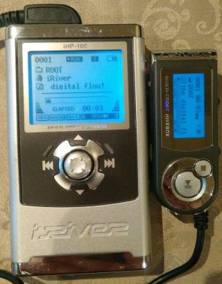 IRiver iHP - 100 mp3/hdd player (Rare first edition,  10GB) 2