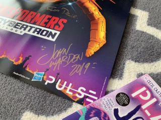 SDCC 2019 Transformers WAR FOR CYBERTRON Poster SIGNED Print Hasbro RARE 2