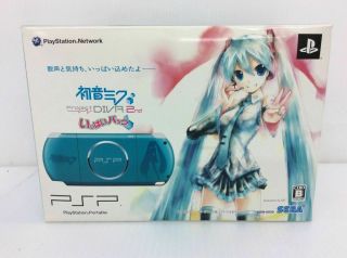 Miku Hatsune Project Diva 2nd Full Pack Sega Playstation Psp Sony Rare