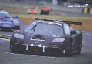 Mclaren Le Mans Promo Card Rare.
