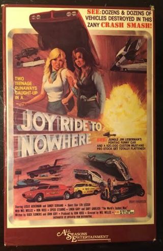 Joyride To Nowhere - All Seasons Big Box - Vhs - Rare 70 