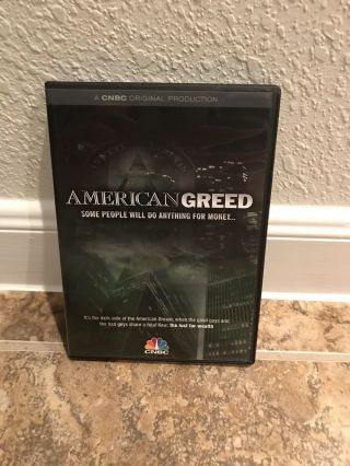 American Greed Cnbc Dvd Rare Oop 2 Disc Set 6 Part Series Great Conditi