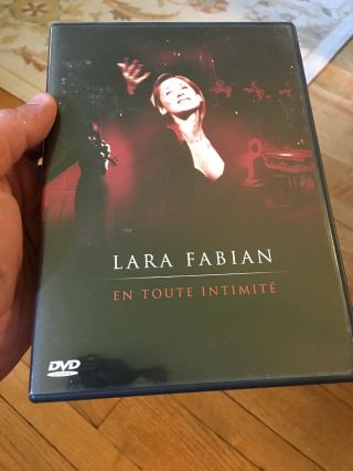 Lara Fabian En Toute Intimite The Definitive Dvd 2003 Very Good Complete Rare