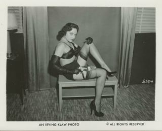 Rare Brandy Kayse Vintage 4 X 5 Photograph By Irving Klaw Studio