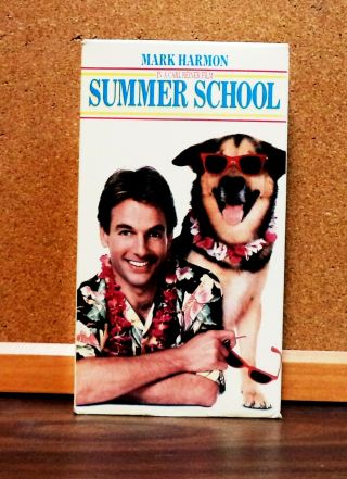Summer School (vhs 1987) Mark Harmon,  Kirstie Alley,  In A Carl Reiner Film Rare