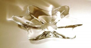 Rare VINTAGE Baccarat Crystal STARFISH Centerpiece Bowl 11 3/4 