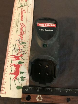 RARE Craftsman 4.  8V CHARGER ONLY for Cordless Rotary Tool 760 - 12 3 Hour Charge 2