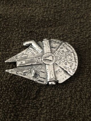. 999 Star Wars Millennium Falcon Rare Solid Silver