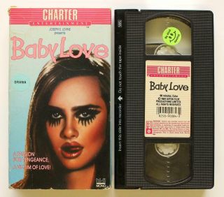 Baby Love (1969) Linda Hayden Diana Dors Rare Charter Vhs Video Slipcase