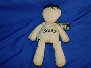 Korn Issues Rag Doll Plush with Tags Rare 2