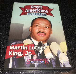 Great Americans For Children - Martin Luther King Jr Rare Oop Educational Dvd