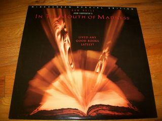 In The Mouth Of Madness Laserdisc Ld Widescreen Special Edition Very Rare