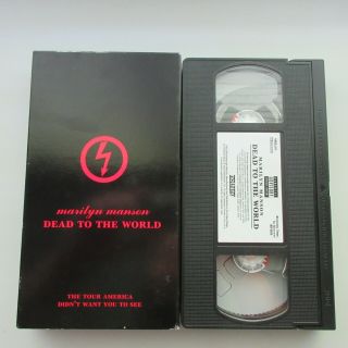 Marilyn Manson Dead To The World Vhs Antichrist Superstar Tour Rare Oop