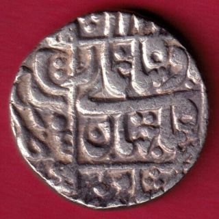 Mughals - Shahjahan - Surat - One Rupee - Rare Silver Coin Bk6