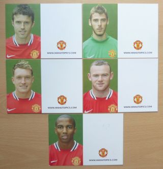 2011 - 12 Manchester United Unsigned Club Card Selection Inc.  Rare Cards