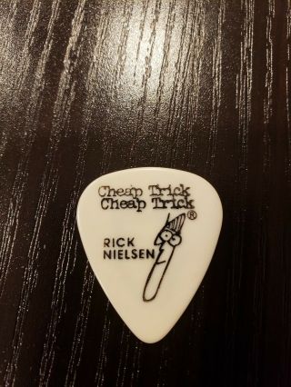 Trick Rick Nielsen Guitar Pick From The 80s.  Very Rare.