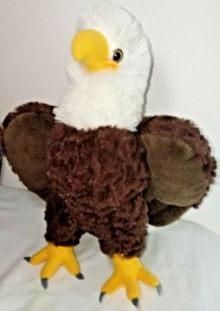 Wild Republic Bald Eagle 13 " Plush - Rare - 2013 Standing Stuffed Animal