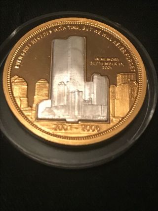 Rare 2001 World Trade Center Twin Towers Commemorative Coin