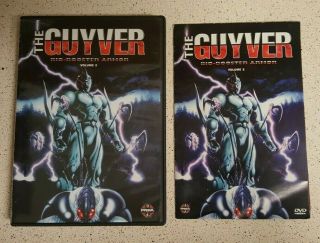 The Guyver - Bio - Booster Armor,  Vol.  2 Dvd Rare Oop Anime W/ Insert / Poster.