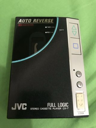 Vintage Jvc Cx—7 Stereo Cassette Player - Rare