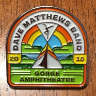 Dave Matthews Band Dmb Gorge 2018 Event Pin Rare
