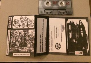 Mutiilation - Hail Satanas We Are The Black Legions Rare Tape