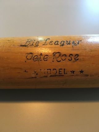 Vintage Louisville Slugger Pete Rose 100kbb Baseball Bat 32” Rare No Cracks