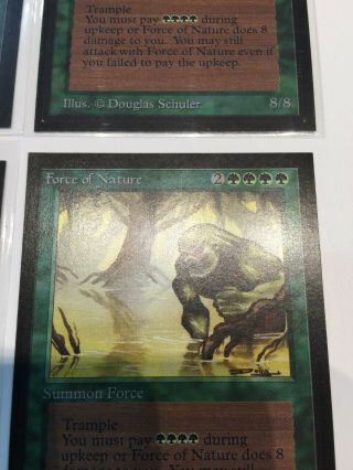 Force of Nature [4X X4] Collectors ' Edition NM - M Rare - with tracking 4