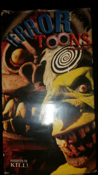 Terror Toons/rare/vhs,  Special Features/full Length Horror/brain Damage Films